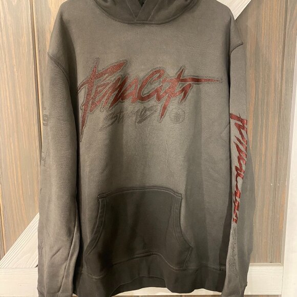 Tenaciti Studios “World Tour” Hoodie – Charcoal Fade (XXL) - Picture 1 of 6